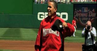 Obama at Easter event, baseball game