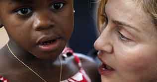 Madonna in Malawi on charity trip 