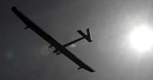 Solar-powered aeroplane takes to Swiss skies