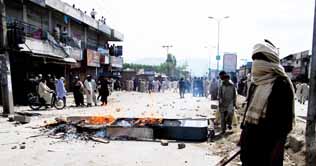 Agitational strike observed in Hazara division amid mourning