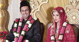 Sania, Shoaib reception to be held tomorrow