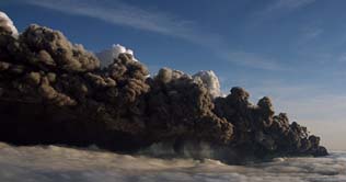  Iceland volcanoe halts UK, Europe air traffic