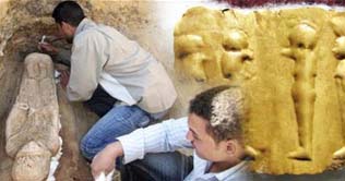 14 tombs and a mummy found, dating back to the third century BC