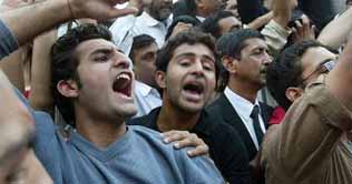 Jhelum shut in protest against power outages