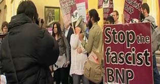 Anti-fascist demo against BNPs election campaign