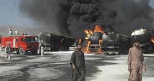  Two die as oil tanker catches fire