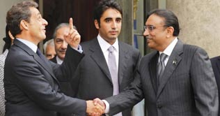  France, Pakistan vow to boost ties 