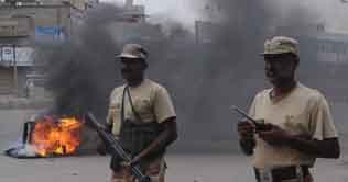 Tension still prevails at some areas of Karachi