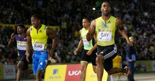 Tyson Gay wins London Diamond League