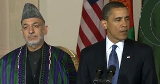 Obama, Karzai vow to 'keep the pressure' on Taliban