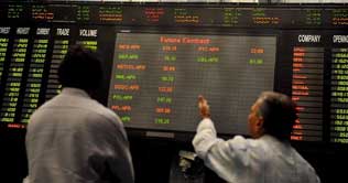 KSE closes at 9,500 points