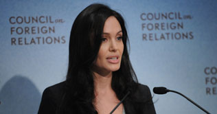 Jolie donates 100,000 dollars to aid Pakistan