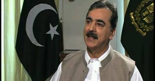 PM Gilani joins Dunya Operartion Room