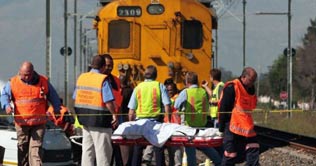 9 children die in South Africa as train hits school bus