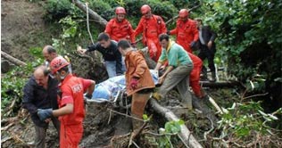 Rains trigger landslide in Turkey, 12 killed 