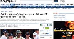  Spot-fixing: 80 matches to be probed