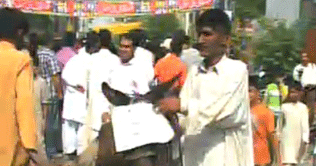 Protest against players involved in spot-fixing