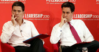 Battle goes bitter between Milies for Labour leadership