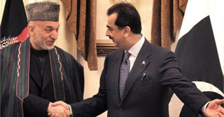 Gilani, Karzai resolve to continue fight against terrorism