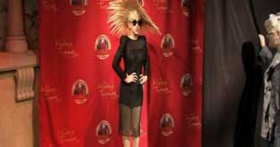 Lady Gaga's wax statues unveiled