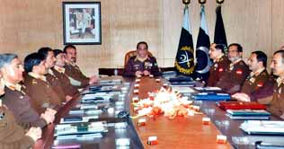 Rawalpindi: Corps Commanders meeting underway at GHQ