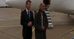 French hostage reaches home