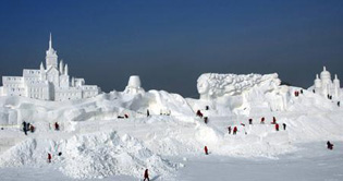 China ice sculpture competition, a feast of fancy