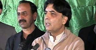 PML-N not to give vote of confidence to Zardari: Nisar 