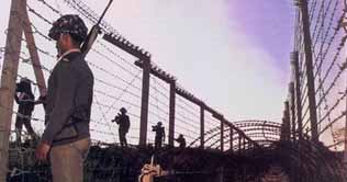 Pakistani troop martyed in Indian firing at LoC