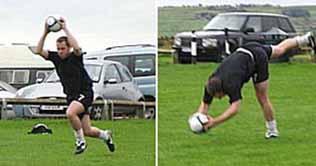 Teacher achieves world record for longest throw-in