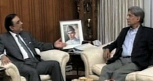 Aitzaz refuses to defend the Govt on NRO