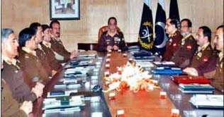 Rawalpindi: Corps Commanders meeting underway
