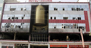 Iraq hotel fire kills 30 including 4 Americans