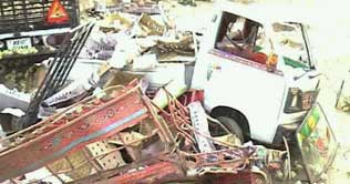 Nawabshah: 5 perished, 12 injured in road mishap