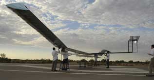 Zephyr Solar Plane lands after setting flight record 