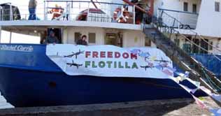 Israel 'intercepts' Rachel Corrie Gaza aid ship