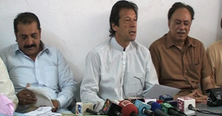 Imran Khan opposes stopping of polls in PP-160