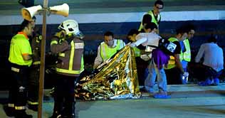  12 killed as train hits festival-goers in Spain