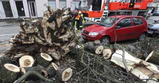 Winter storm Xynthia blasts through Europe