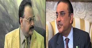 Altaf was out of London, no meeting with Zardari  