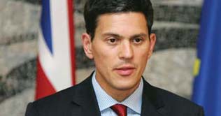 Miliband urges push for Afghan peace deal