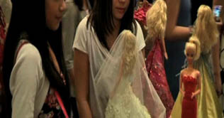 Barbie dolls in glamourous gowns auctioned in Philippines