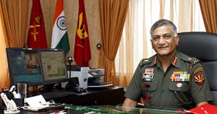 VK Singh takes over as Indian Army chief