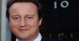 David Cameron moves into 10 Downing Street