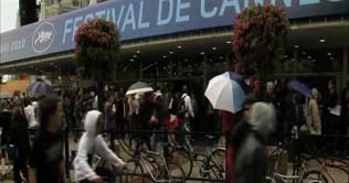 Cannes opened and once again rain poured down
