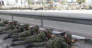 Five dead as Thai army cracks down on protest