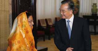 Indian President meets Chinese premier