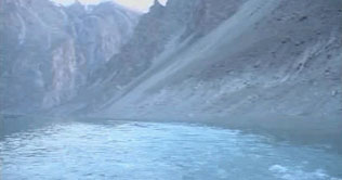 Attabad: Water starts spilling from Hunza Lake