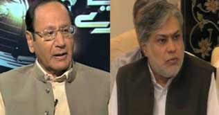 Ishaq Dar and Ch. Shujaat hold key meeting
