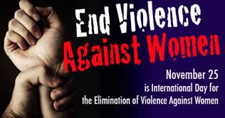 International Day against violence with women being observed today